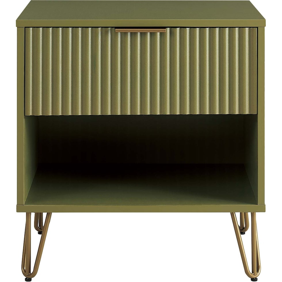 sheridan green nightstand   