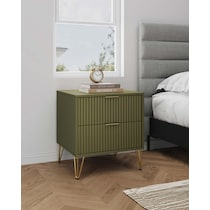 sheridan green nightstand   
