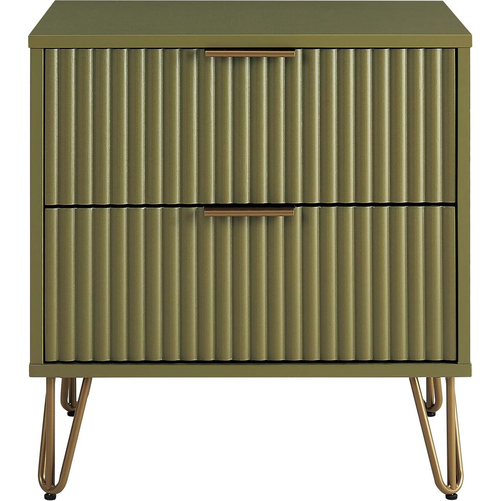 sheridan green nightstand   