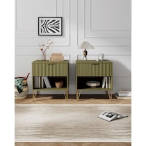 sheridan green nightstand   