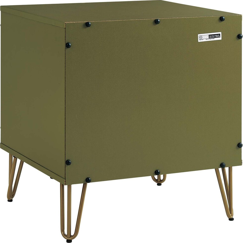 sheridan green nightstand   