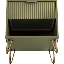 sheridan green nightstand   