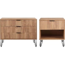 sheridan light brown  pc bedroom   