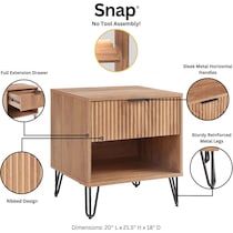 sheridan light brown  pc bedroom   