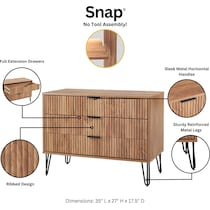 sheridan light brown dresser   
