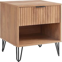 sheridan light brown nightstand   