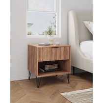 sheridan light brown nightstand   