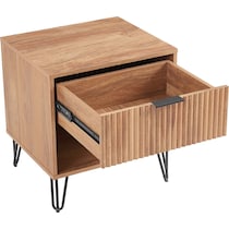 sheridan light brown nightstand   