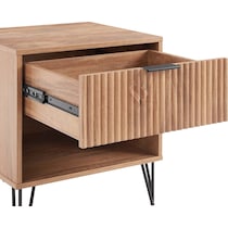sheridan light brown nightstand   