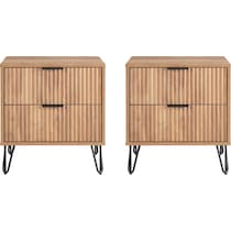 sheridan light brown nightstand   