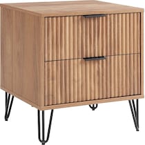 sheridan light brown nightstand   