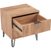 sheridan light brown nightstand   