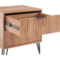 sheridan light brown nightstand   