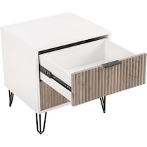 sheridan white gray nightstand   
