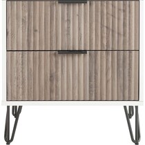 sheridan white gray nightstand   