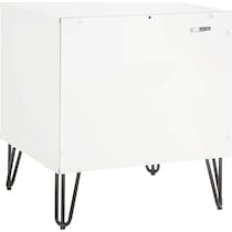 sheridan white gray nightstand   