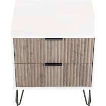 sheridan white gray nightstand   