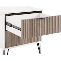 sheridan white gray nightstand   