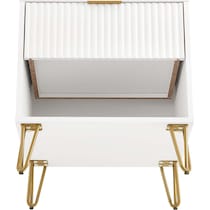 sheridan white nightstand   