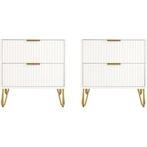 sheridan white nightstand   