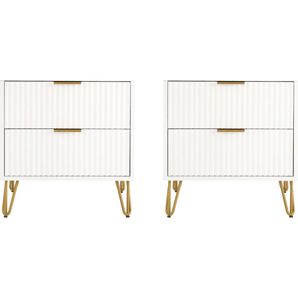 sheridan white nightstand   