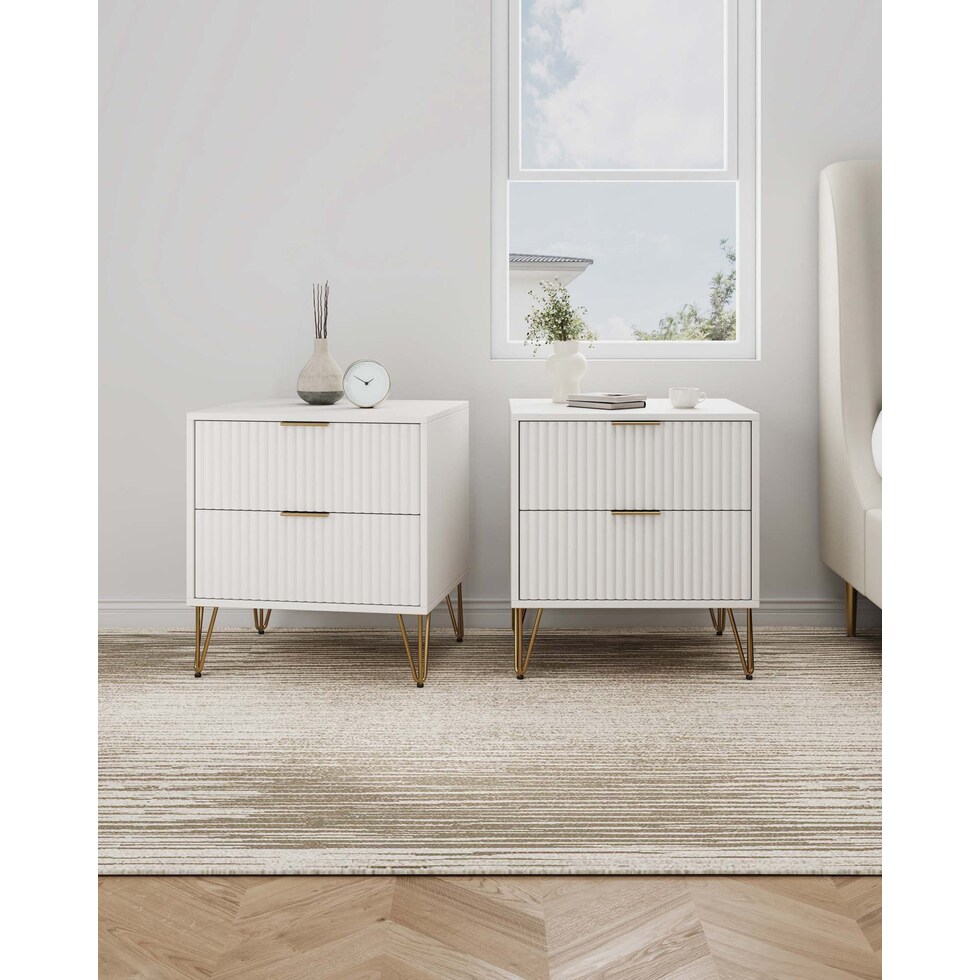 sheridan white nightstand   