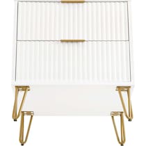 sheridan white nightstand   