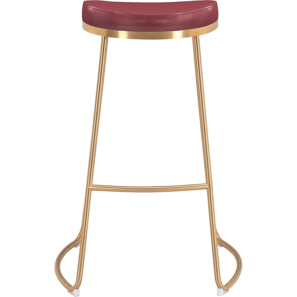 shia red bar stool   