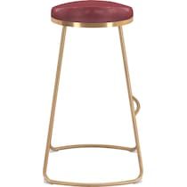shia red bar stool   