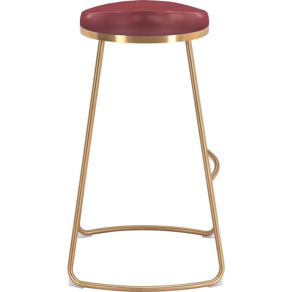 shia red bar stool   