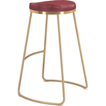 shia red bar stool   