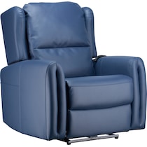 shiatsu blue massage chair   