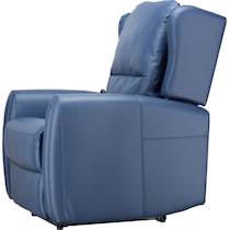 shiatsu blue massage chair   