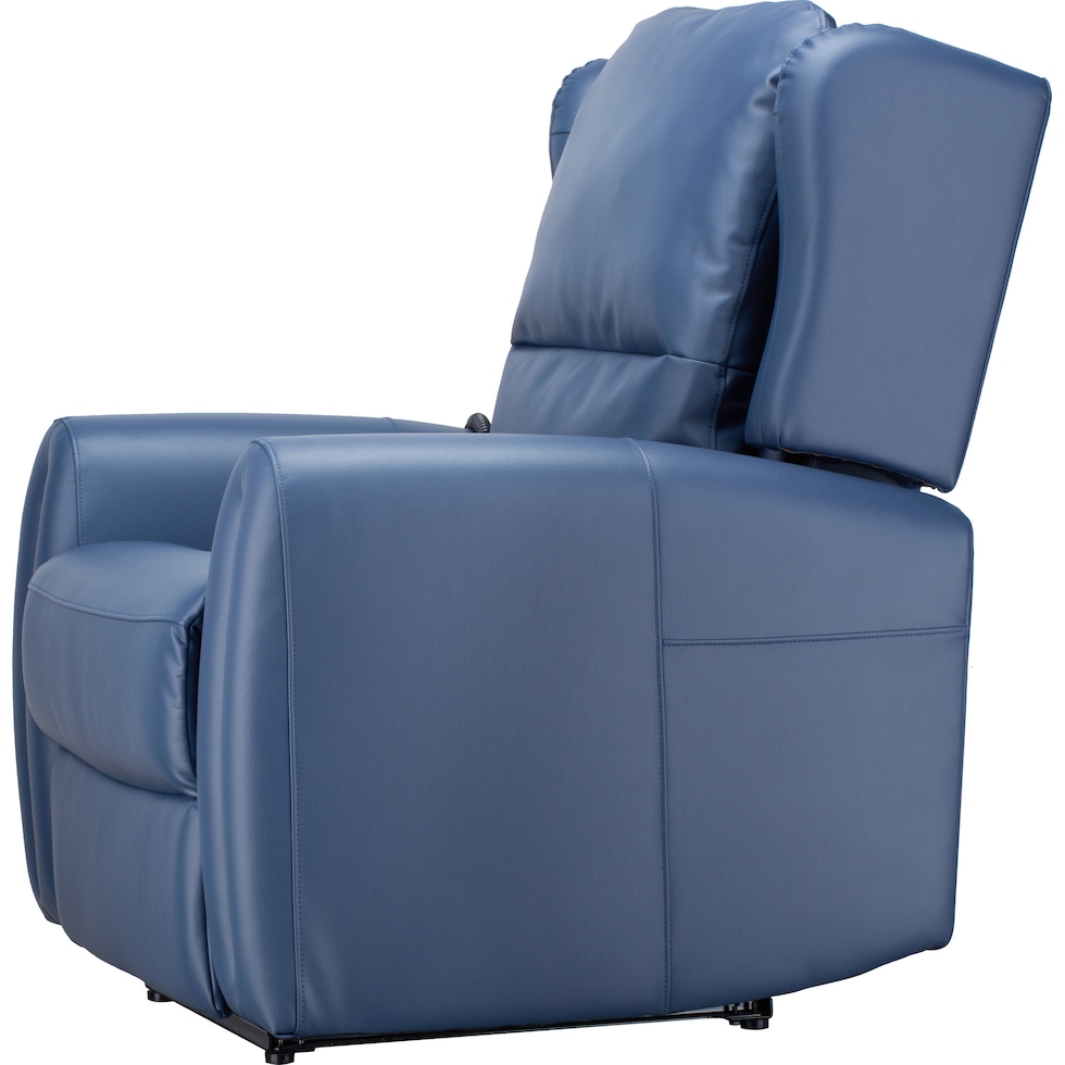 shiatsu blue massage chair   