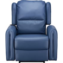 shiatsu blue massage chair   