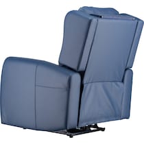 shiatsu blue massage chair   