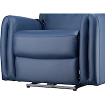 shiatsu blue massage chair   