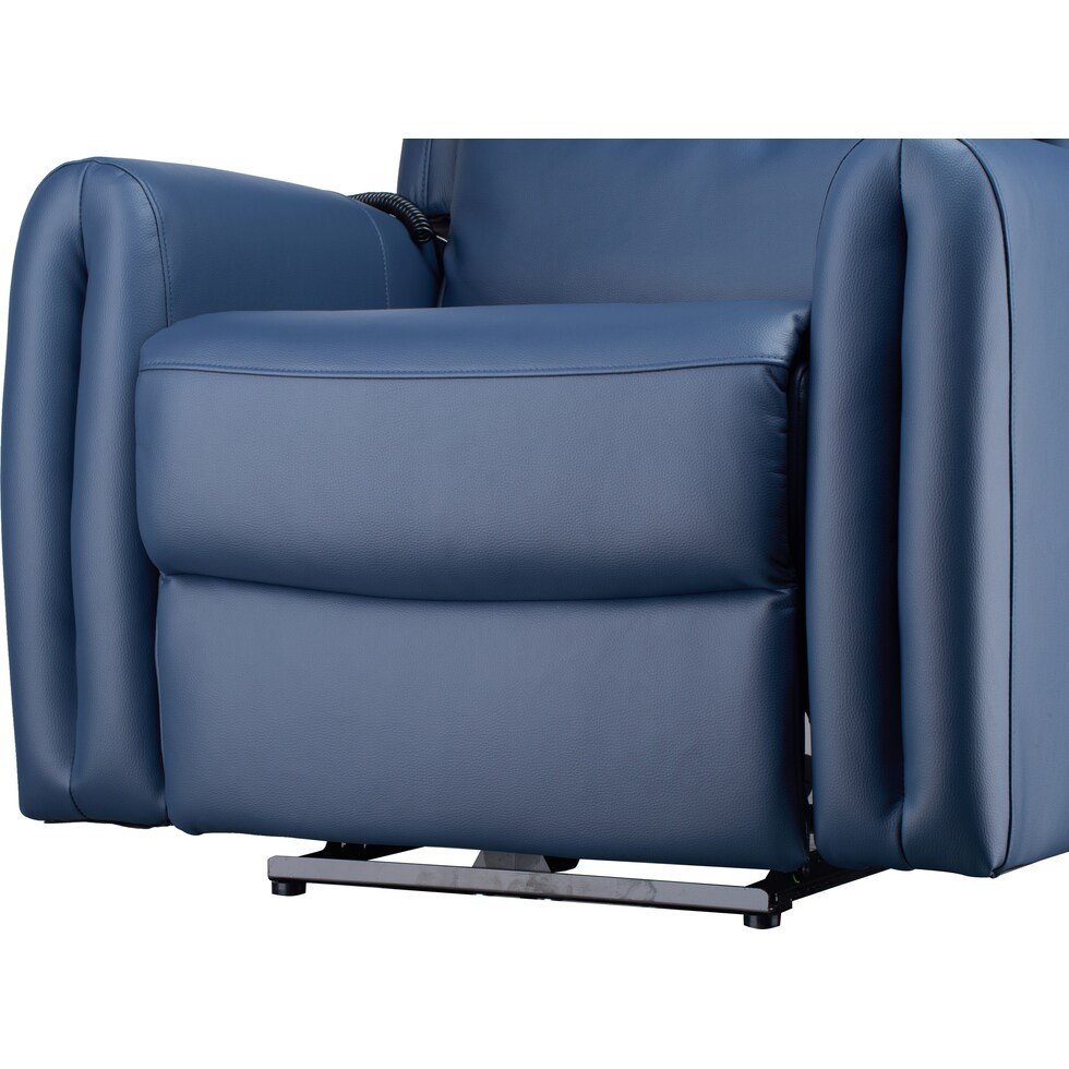 shiatsu blue massage chair   