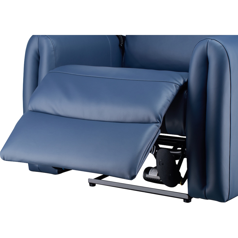 shiatsu blue massage chair   