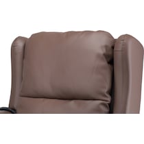 shiatsu dark brown massage chair   