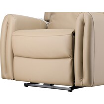 shiatsu light brown massage chair   