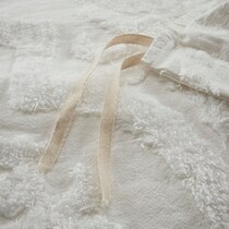 shirley white king bedding set   