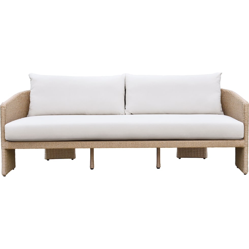 shorefront cream tan outdoor sofa   