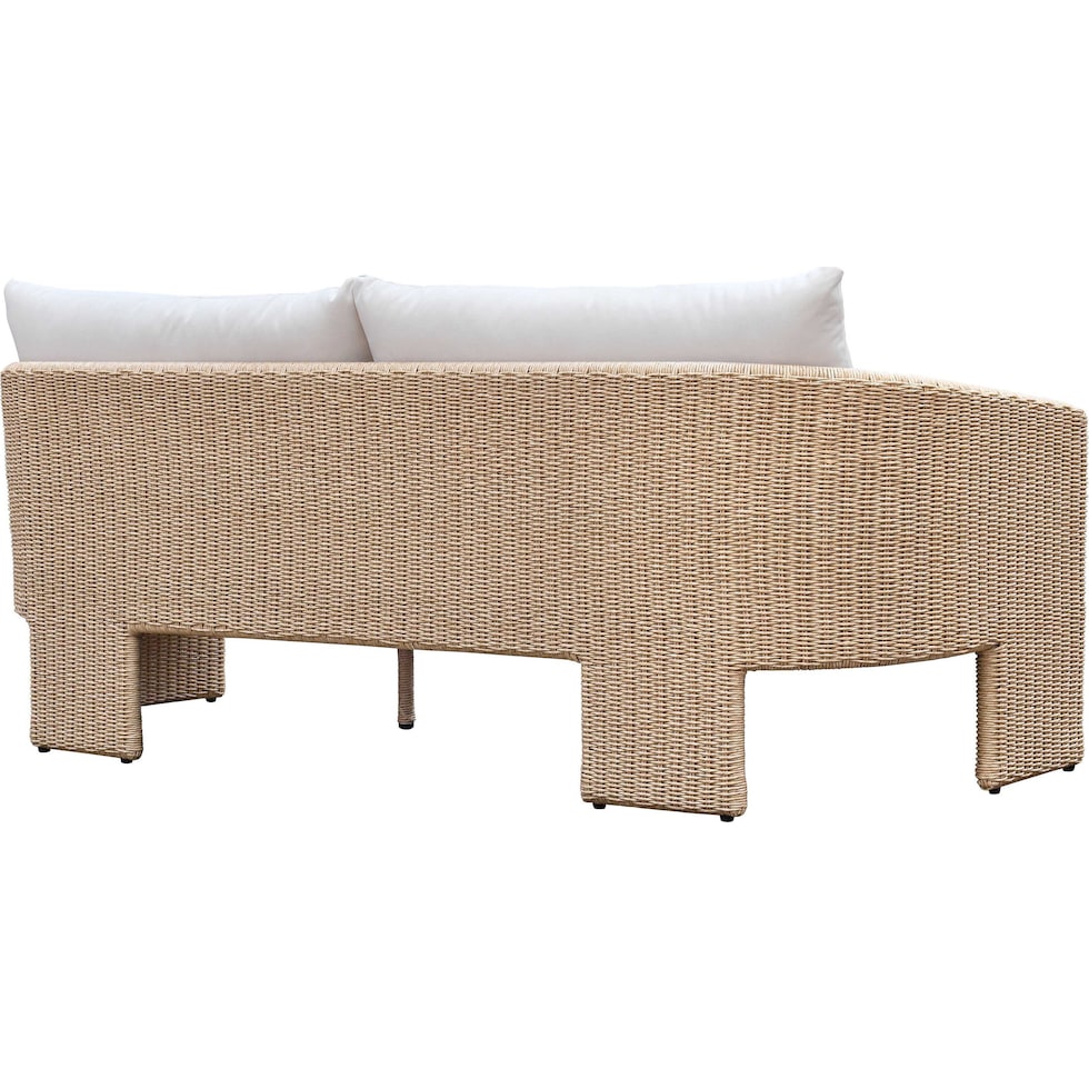 shorefront cream tan outdoor sofa   