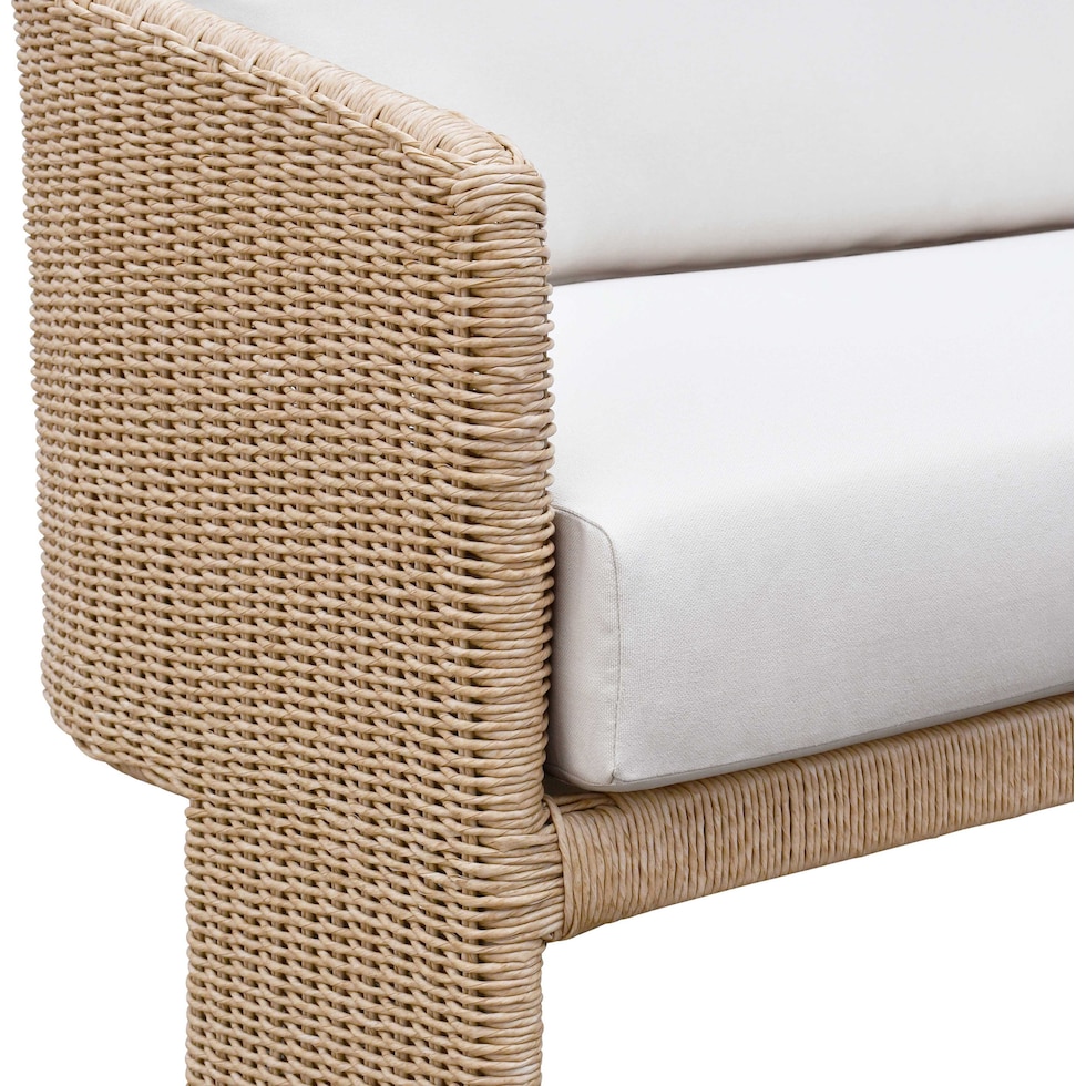 shorefront cream tan outdoor sofa   
