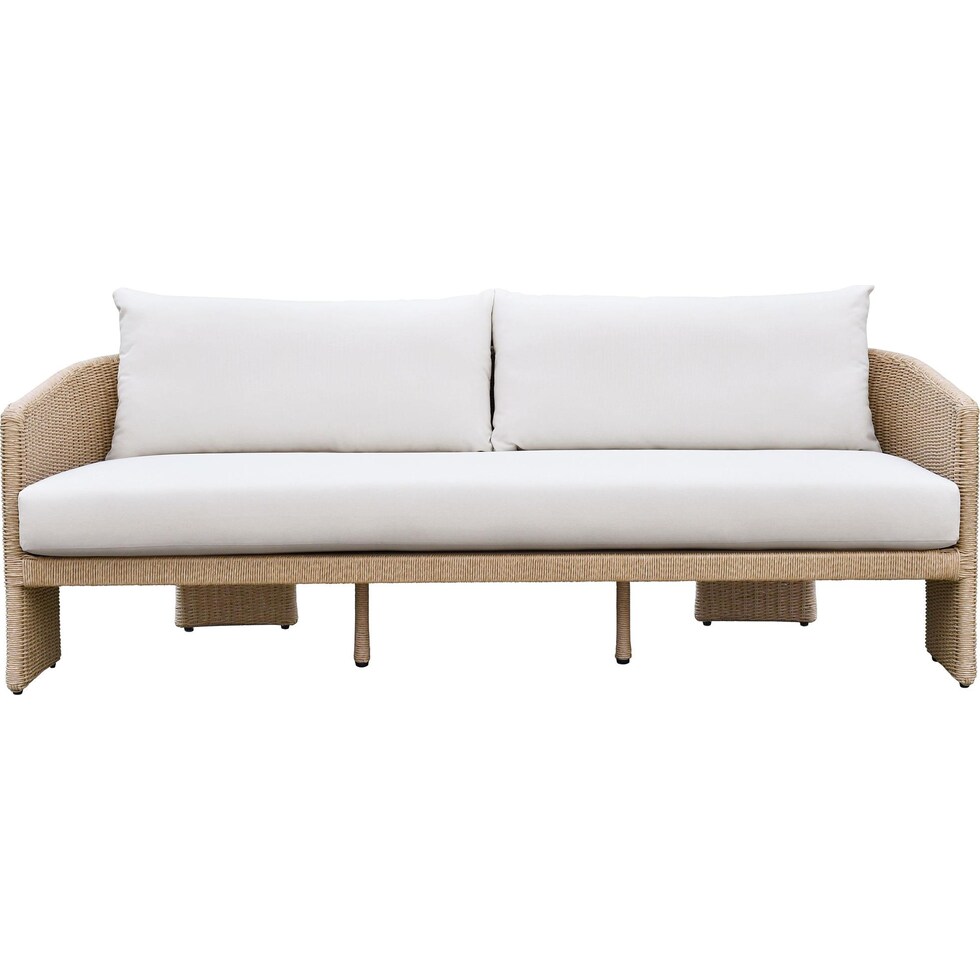 shorefront cream tan outdoor sofa   