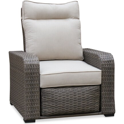 Shoreline Outdoor Recliner - Gray