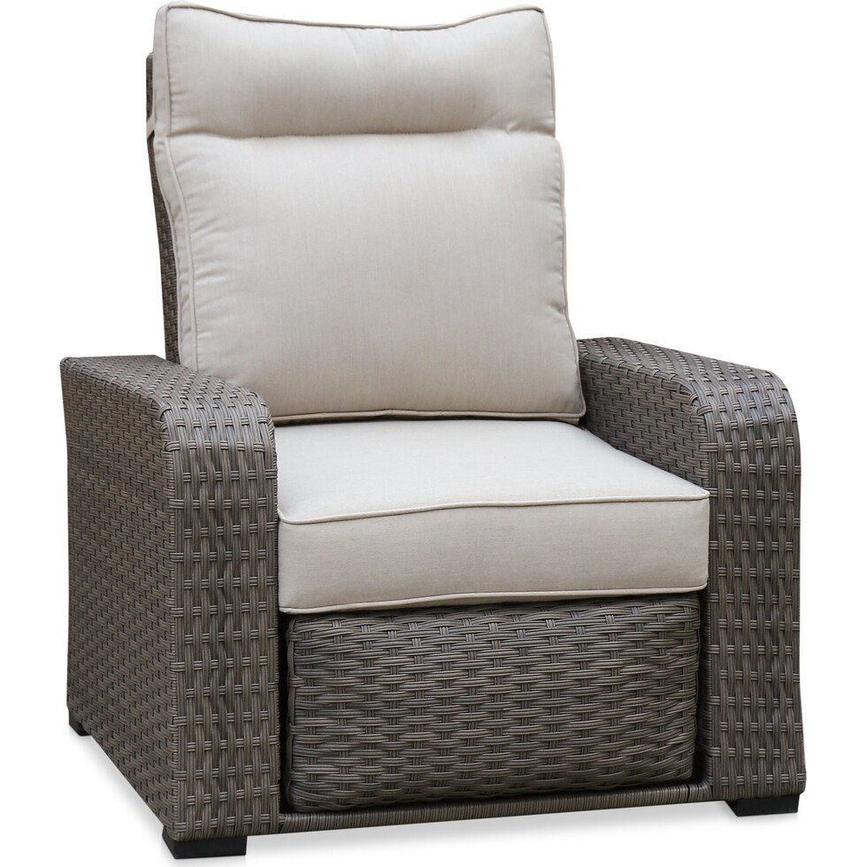 shoreline gray outdoor chair   