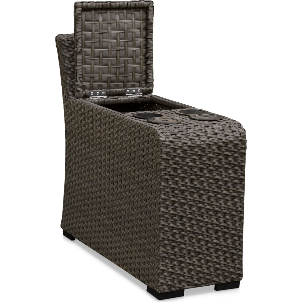 shoreline gray outdoor console   
