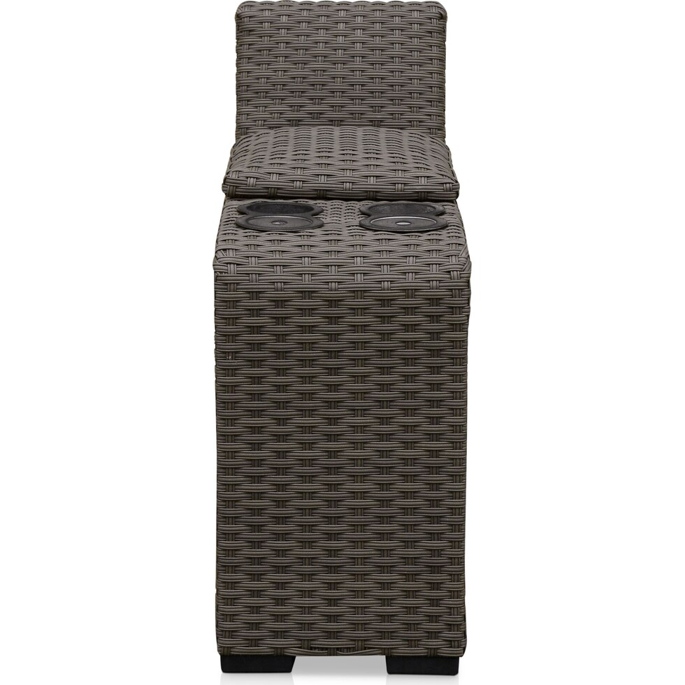 shoreline gray outdoor console   